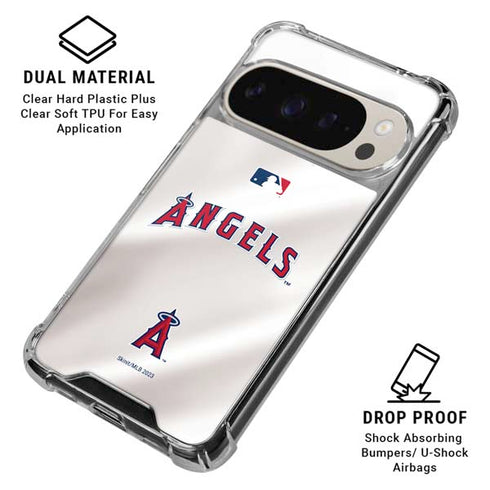 MLB Los Angeles Angels Jersey Pixel 9/9 Pro Clear Case